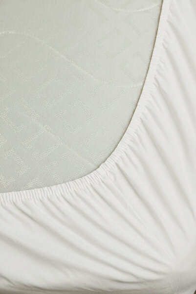 FAVORA 100% Cotton Ranforce Premium Single Fitted Sheet Set - Cream