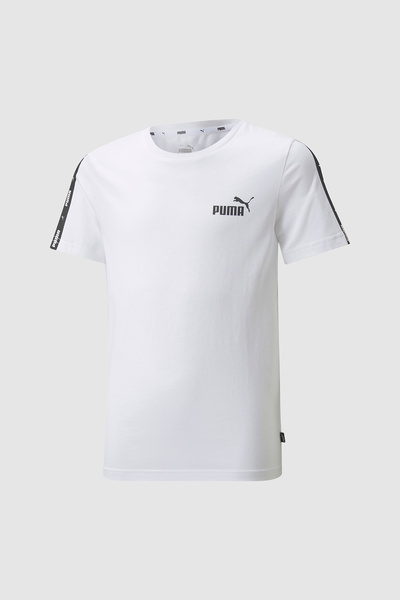 Puma Ess Tape Tee B White