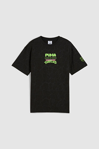 Puma X Tmnt Relaxed Aop Tee Black