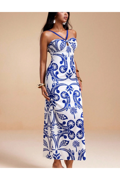 Sheya Shein midi dress, white