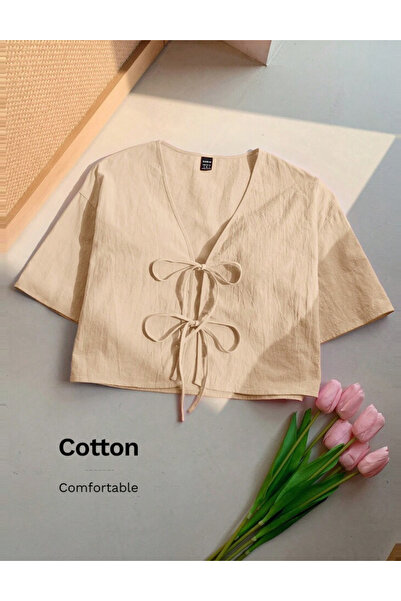 Sheya Shein top, beige