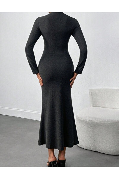 Sheya Shein maxi dress, gray