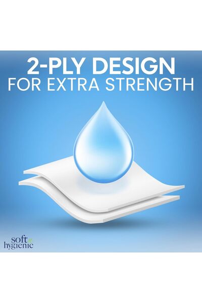 SNH Packing Soft N Hygienic Fluffy Facial Tissue Pack of 10, 200 Sheets x 2 Ply, Total 2000 Sheets