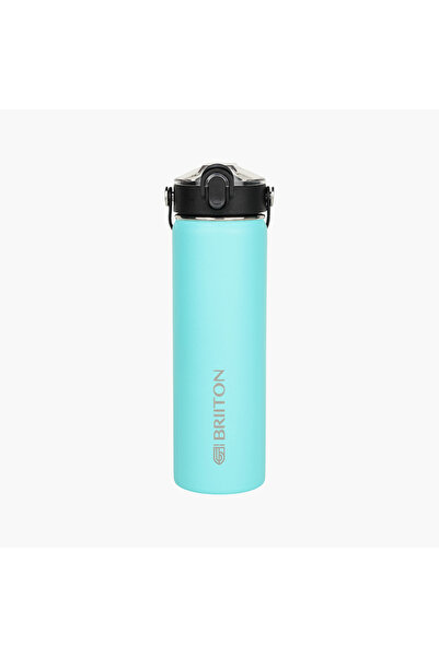 briiton Logo Print Insulated Stainless Steel Water Bottle - 750 ml