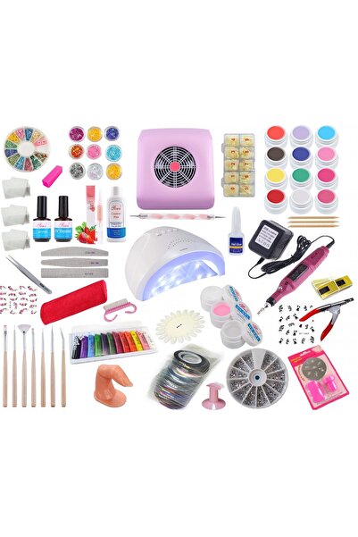 SELA Kit Unghii False cu Gel Nr. 20, 425 Bucăți,