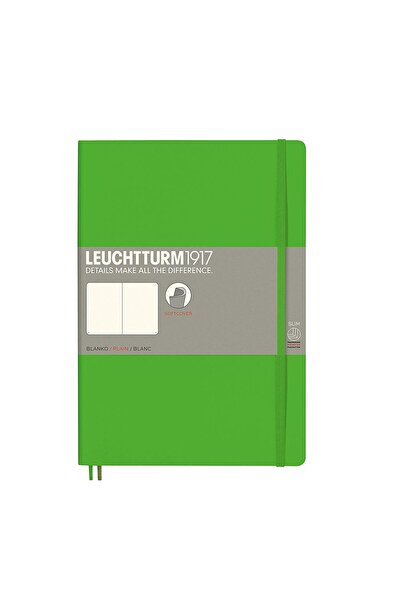Leuchtturm1917 B5 Notebook Plain Softcover Mint Green Leuchtturm