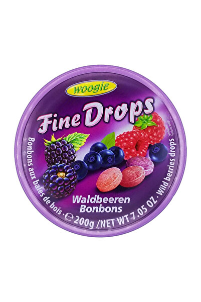 Woogie Picături fine de fructe de pădure 200g