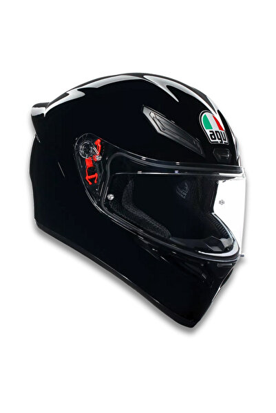 AGV K1 S Mono Black Kapalı Motosiklet Kaskı - Parlak Siyah