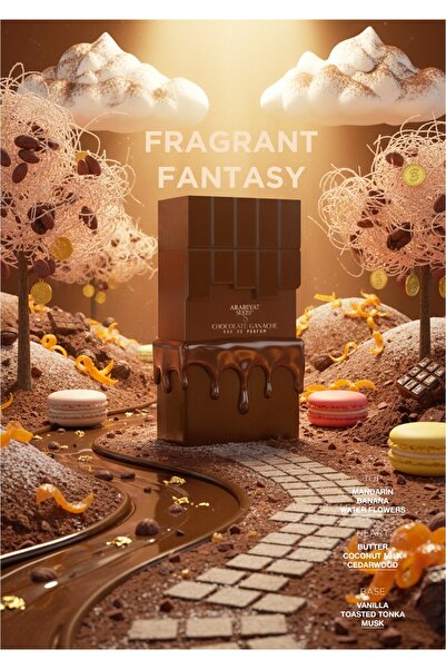 Arabiyat Sugar Eau de Parfum Chocolate Ganache, Unisex, 100 ml