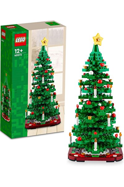 LEGO لعبة شجرة عيد الميلاد - زينة احتفالية قابلة للتجميع 2 في 1 لديكور المنزل...