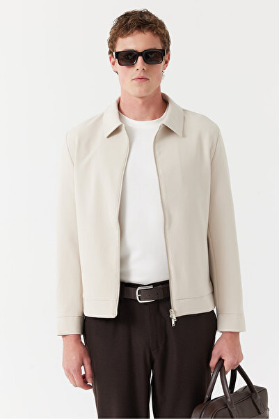 PAULMARK Men's Shirt Collar Regular Coat