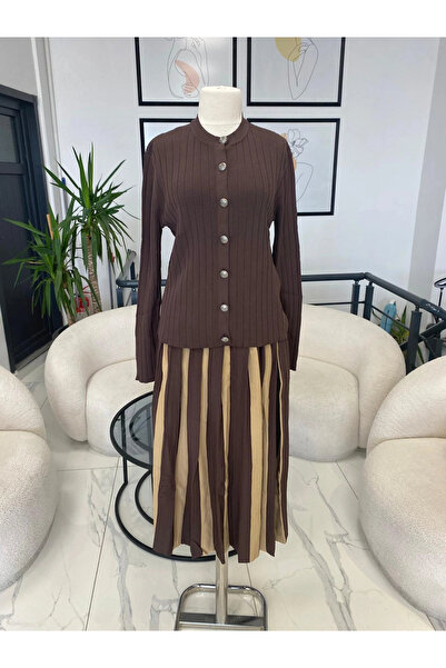 Nuss Thick Striped Skirt