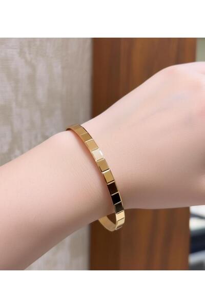 20 gr (GRAM) Diktdörgen Desenli Çöp Bilezik Yatırımlık İşçiliksiz 22 Ayar Altın