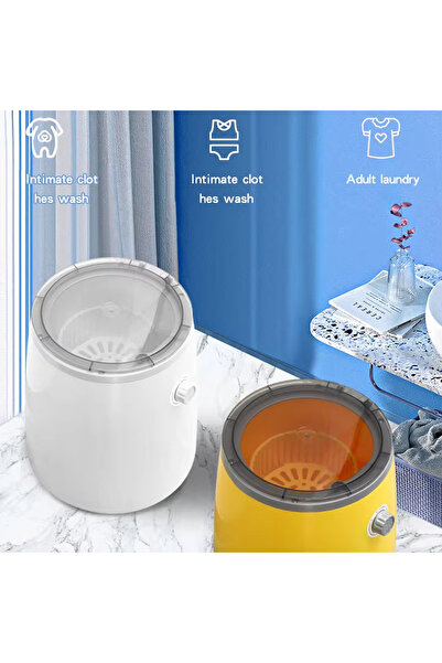 Generic Portable Mini Washing Machine 20L Adjustable Timer (1–10 Minutes) with Removable Dryer