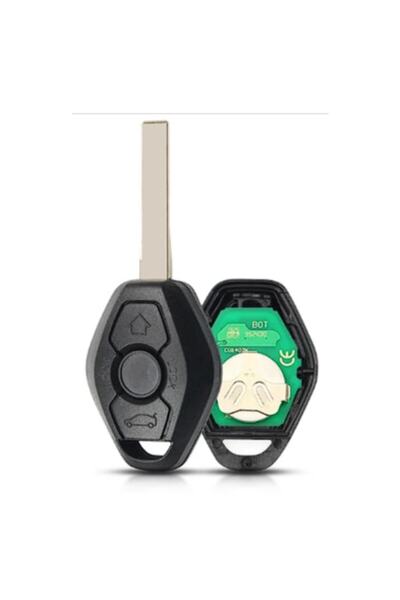 GizMondo Complete Car Key with Transponder Chip, HU92 Blade, 3 Buttons, Compatible with BMW (1999–2012)