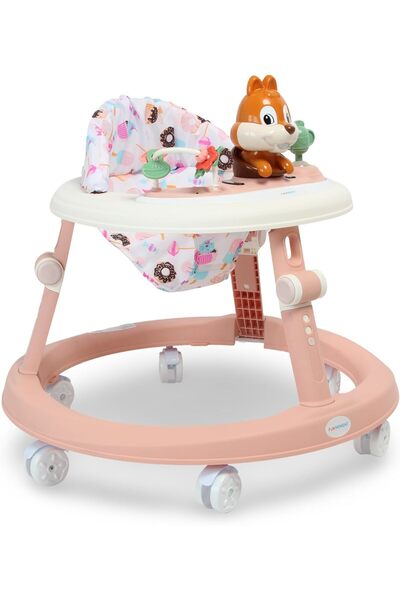 Mini Baby مشاية أطفال، ارتفاع قابل للتعديل، قابلة للطي مع ألعاب موسيقية، من 6...