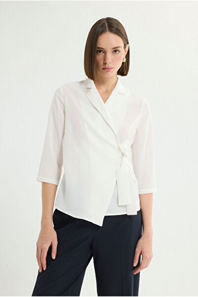 Love My Body Uzun Kol Anvelop Bluz