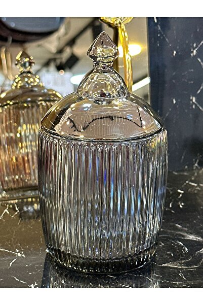 pırıltı home SİYAH CAM ŞEKERLİK