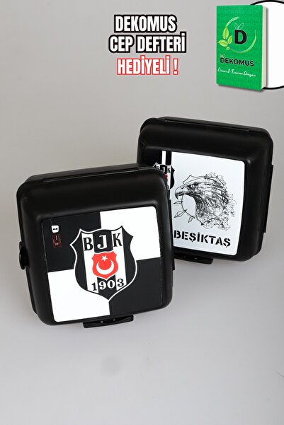 Beşiktaş Dekomus Licensed 2-Piece Lunch Box Set with a Notebook and a Gift