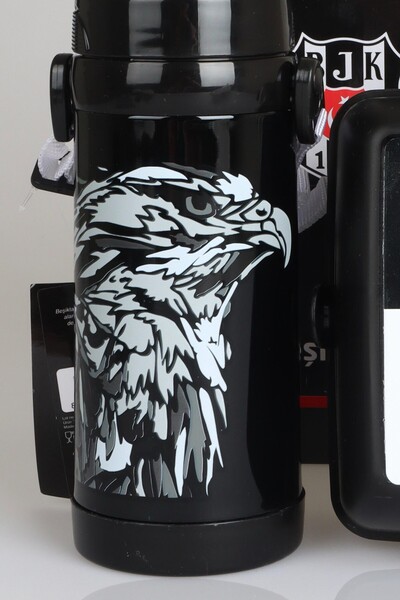 Beşiktaş Dekomus Pocket Notebook with Gift Licensed 500 ml Steel Bottle and Lunch Box Set 1903