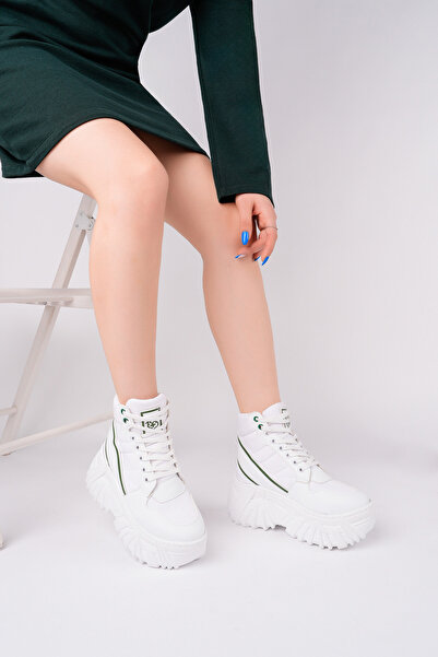 Madam Tarz Cizme din material parașută cu talpă groasă KCL-150