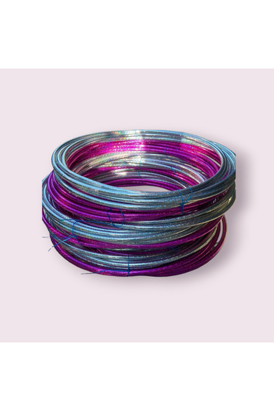 AKTOYZ OYUNCAK Metalize Hulahop 10 Adet 60 cm