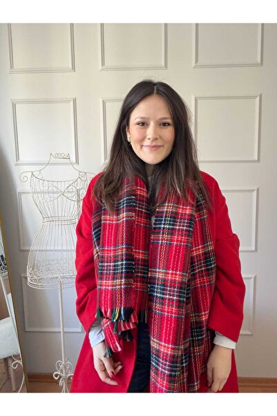 CHARMLUCKY Checkered Scarf