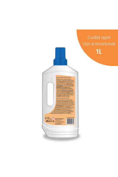 Hygienium Floor solution with baking soda and vinegar, orange blossom scent, 1L