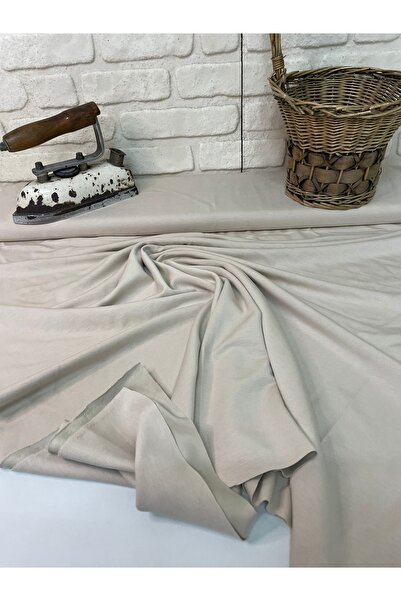 EGE DESIGN قماش إنترلوك مزدوج الوجه بلون البيج