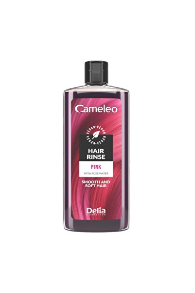CAMELEO Set of 4 x Hair Coloring Solution in Pink Shades, Delia Cameleo, 200 ml