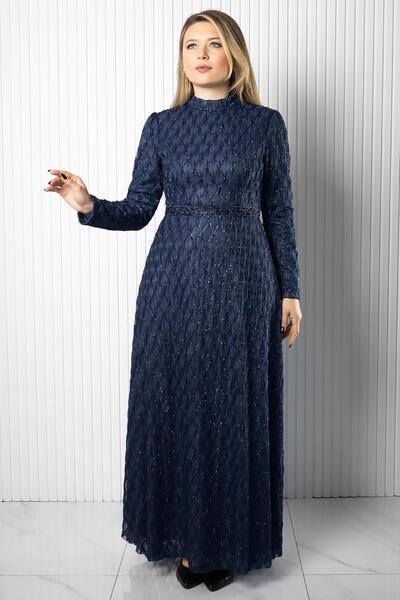 Modaviki Lina Evening Dress Navy Blue Elb80