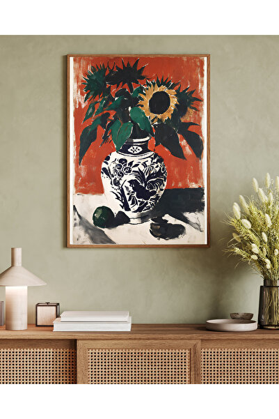 woodhomeworks Tek Parça Salon Ofis Dekor Tablo Vrynt