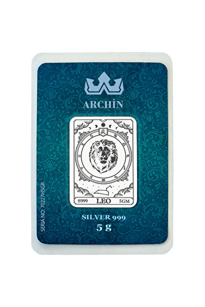 archin Ağustos Ayı Doğumlarına Özel Aslan Burcu Sembolü Hediyelik Koleksiyonl...