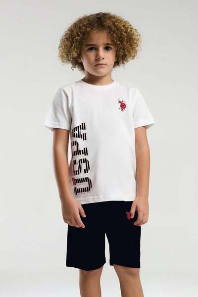 U.S. Polo Assn. Men's White Top - Bottom Set Model Code: (Us2019-4White)