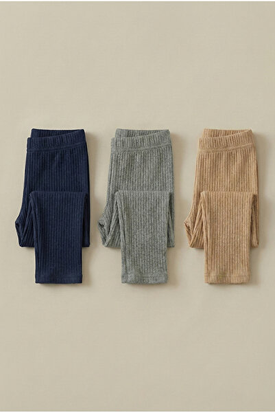 nacar çarşı Κοριτσίστικο σετ 3 τεμαχίων με ελαστικό βαμβακερό μακρύ κολάν για...