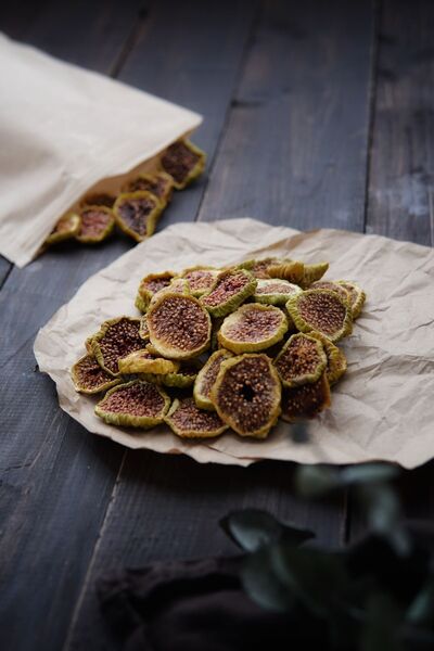 BEN GURME Kuru Meyve - Yeşil İncir Kurusu İncir Cipsi (Şeker İlavesiz - Doğal...