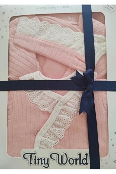 İpek Mother and Baby's First Sleep Pink Mother Pajamas-Baby Romper Set