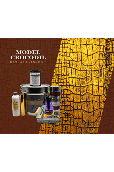 Ferrara Design PROMO Package: Crocodile pattern in Materico + Raso + Transfer foil + utensils