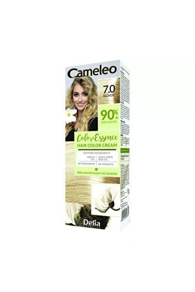 CAMELEO Set of 3 x Color Essence Hair Dye 7.0 Blonde, 75 g