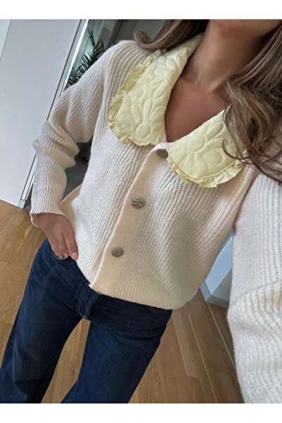 Bikombin Hırka bebe yakalı