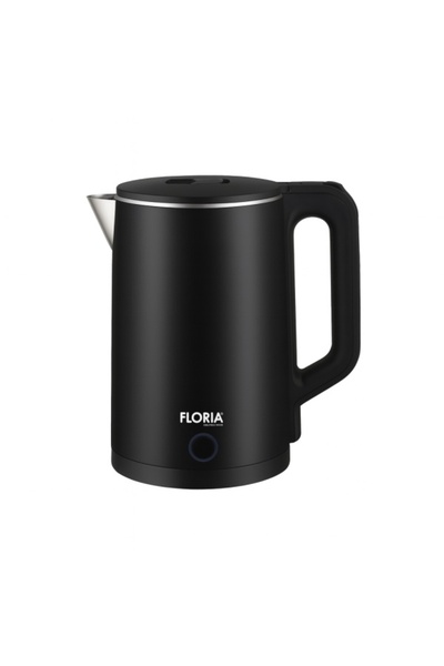 Floria ZLN-4919 Electric Kettle – 2 L, 1500 W, black, auto shut-off, indicator light