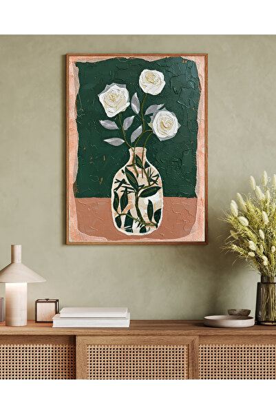 woodhomeworks Tek Parça Salon Ofis Dekor Tablo Vrynt