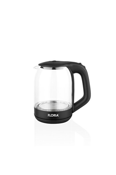 Floria Glass kettle – 1.8 L, 1500 W, LED lighting, black