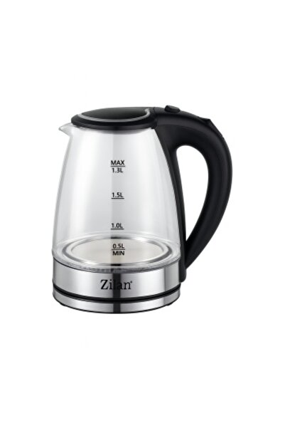 Zilan ZLN-8115 Electric Kettle – 1.8 L, 1800 W, Transparent, Auto/Manual Shut-off