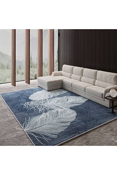 NKX سجادة غرفة معيشة فاخرة من Nordic Light ذات قاعدة بلاستيكية من المخمل الكريستالي 200 × 300 سم