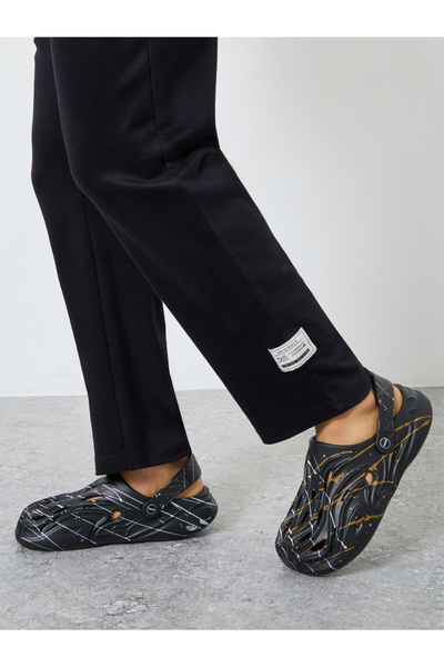 Styli Printed Sculpted Slip-On Clogs