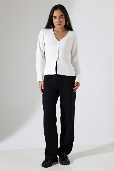 GND Women's Slim Fit Long Sleeve Basic Buttoned Cardigan