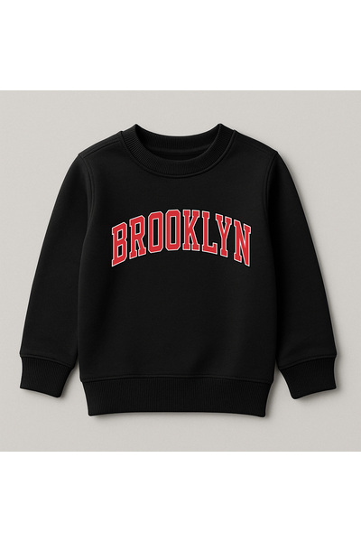 SVART WEAR سترة بروكلين مطبوع للأطفال مصنوعة من القطن بنسبة 100%