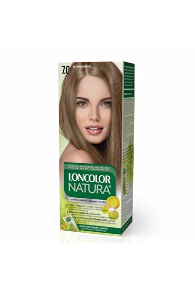 Loncolor Ultra Set 3 x Vopsea de Par Permanenta cu Amoniac, 7.0 Blond Mediu, ...