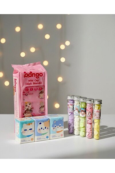 pango Kırtasiye_Kutusu Okul Hijyen Seti - Sihirli Sabun, Kağıt Mendil, Islak Mendil